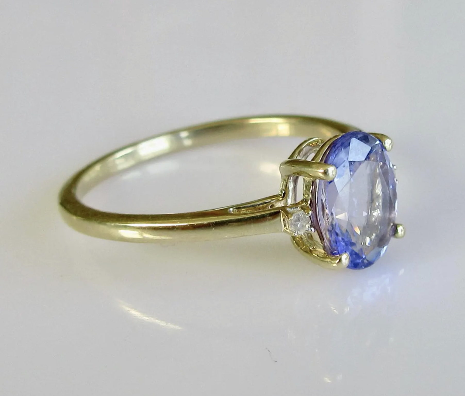 Vintage gemstone gold and silver rings